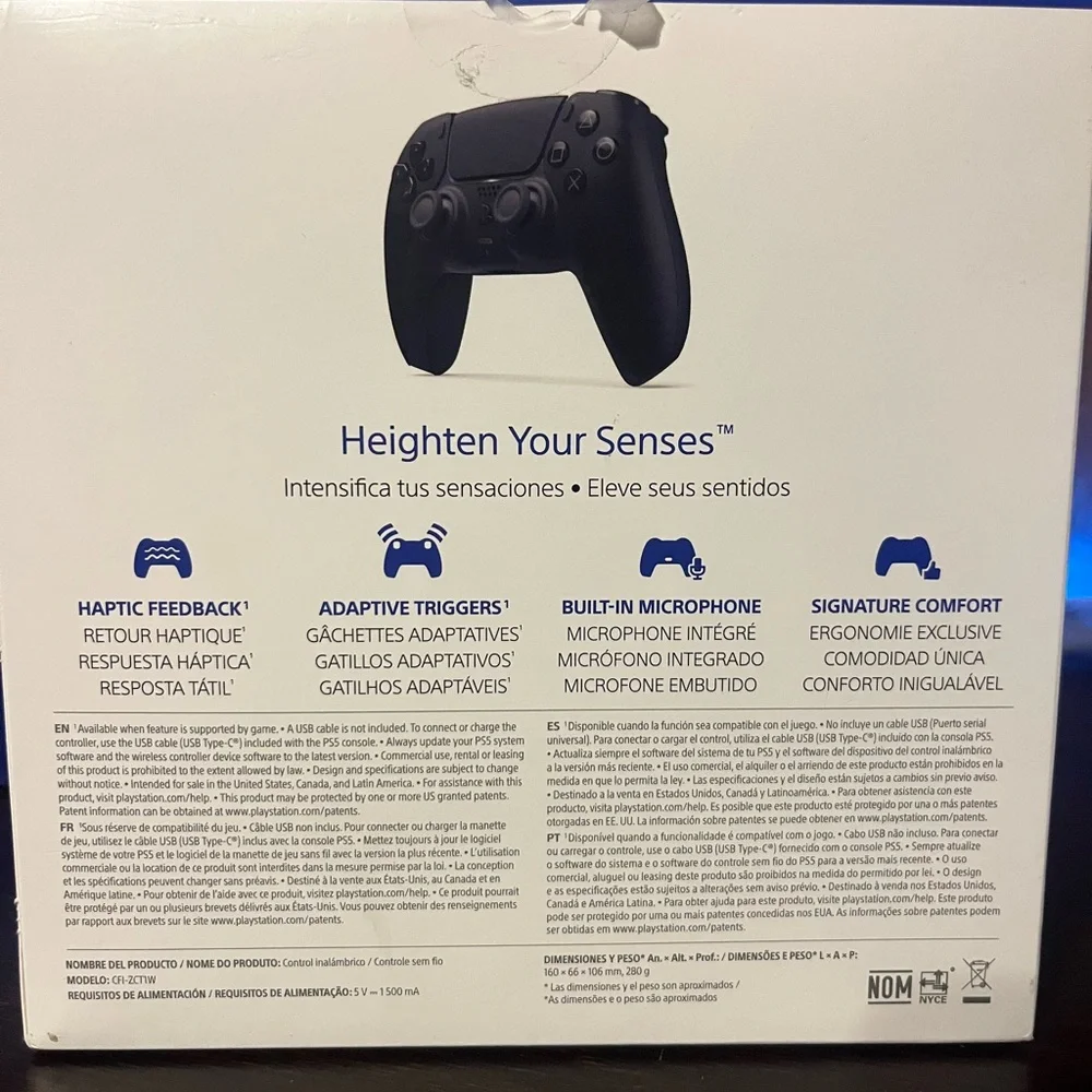 Sony PlayStation 5 Dualsense Midnight Black Controller